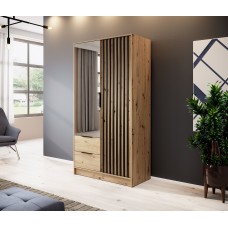 Mazs skapis ar spoguli NELLY 2D 100, artisan